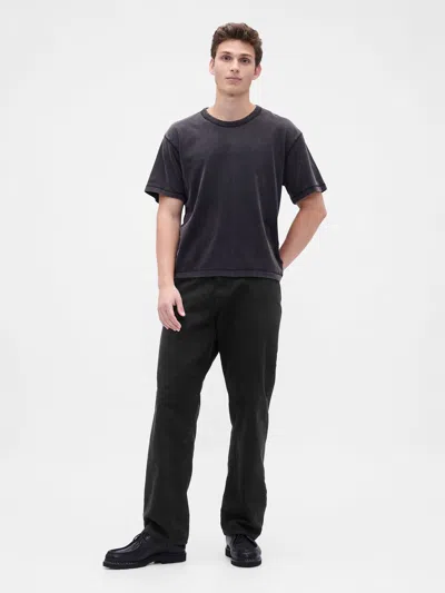 Gap Relaxed Straight Jeans In Black