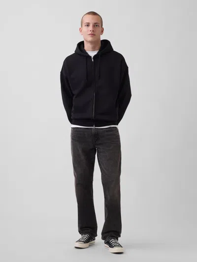 Gap Relaxed Straight Jeans In Black