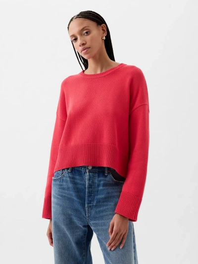 Gap Relaxed Sweater In Slipper Red