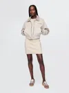 Gap Rib Mini T-shirt Dress In Bedrock Beige