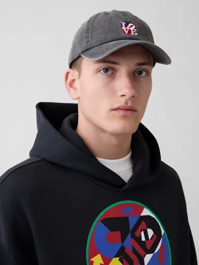Gap Robert Indiana Love Baseball Hat In Black
