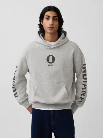 Gap Robert Indiana Vintagesoft Graphic Hoodie In Gray