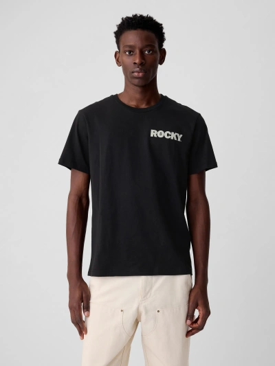 Gap Rocky Graphic T-shirt In Black