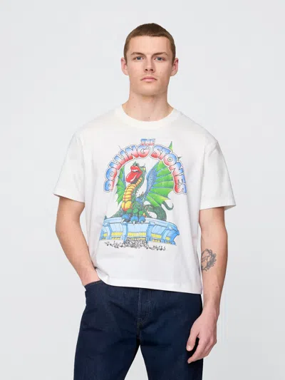 Gap Rolling Stones Graphic T-shirt In Off White