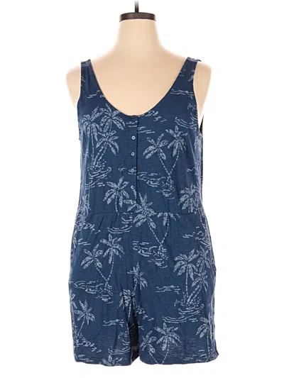 Pre-owned Gap Romper In Blue