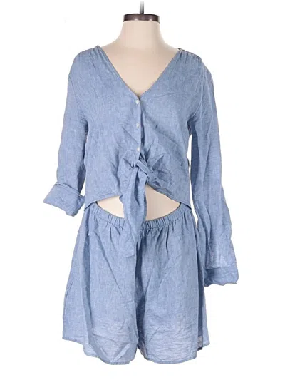 Pre-owned Gap Romper In Blue