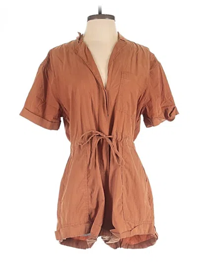 Pre-owned Gap Romper In Brown