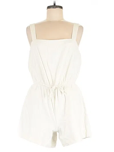 Pre-owned Gap Romper In White