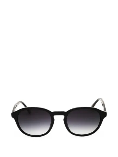 Gap Round-frame Sunglasses In Black