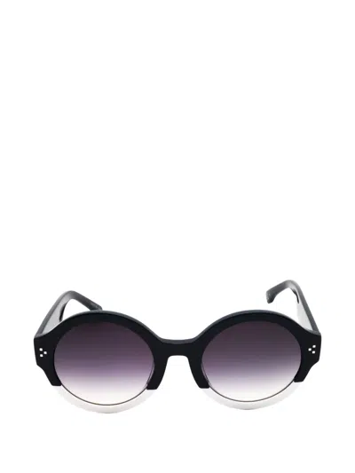 Gap Round-frame Sunglasses In Blue