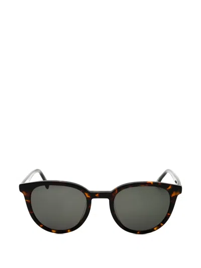 Gap Round-frame Sunglasses In Brown