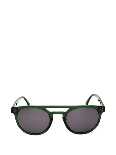 Gap Round-frame Sunglasses In Green