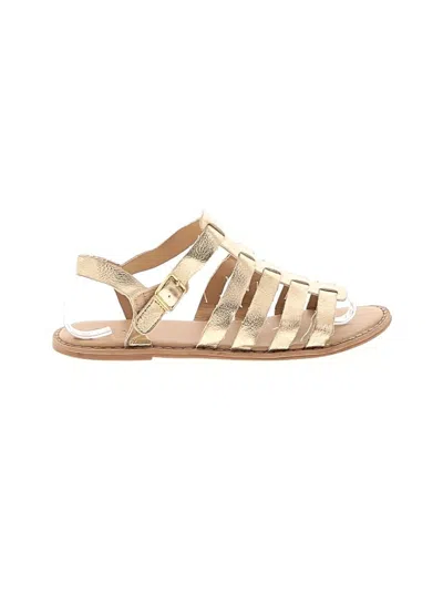 Pre-owned Gap Kids' Sandals In Gold