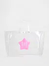 Gap × Sandy Liang Large Clear Tote Bag In Transparent