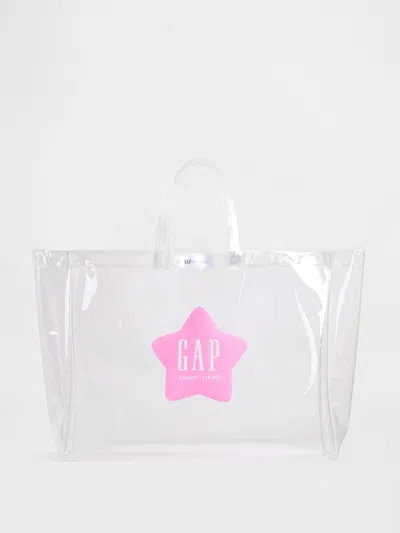 Gap × Sandy Liang Large Clear Tote Bag In Transparent