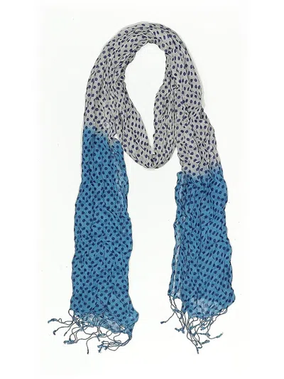 Pre-owned Gap Scarf In Blue