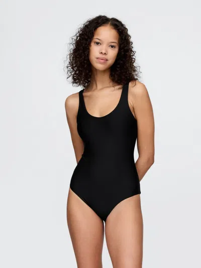 Gap Scoop Neck Swimsuit In Black