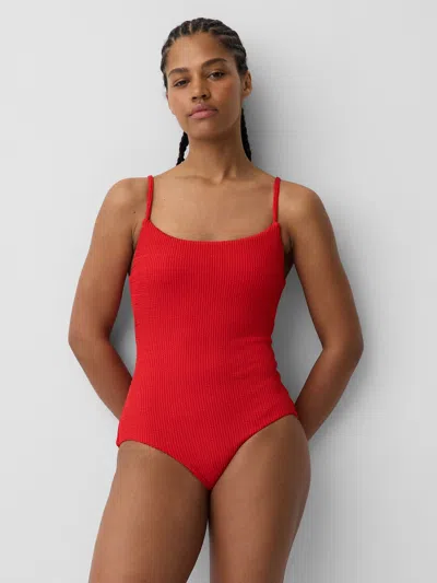 Gap Scoop Neck Swimsuit In Red