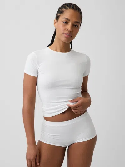 Gap Seamless Shorty In Optic White
