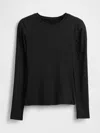 Gap Secondskin T-shirt In Black