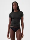 Gap Secondskin T-shirt In Black