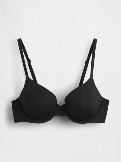 Gap Secondskin T-shirt Bra In Black