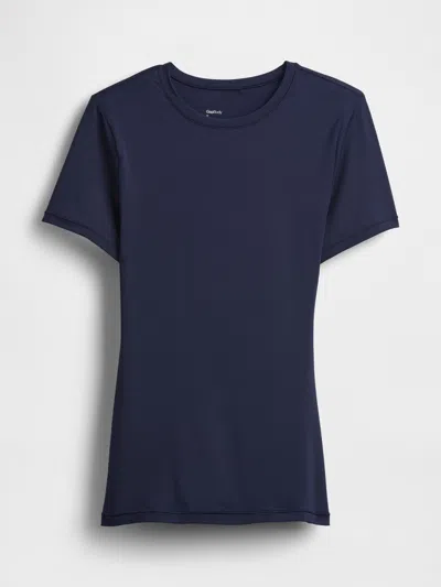 Gap Secondskin T-shirt In Navy Blue