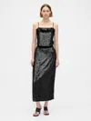 Gap Sequin Maxi Skirt In Black