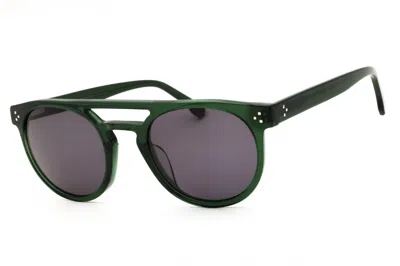 Gap Sgp004 Round Acetate Sunglasses In Green