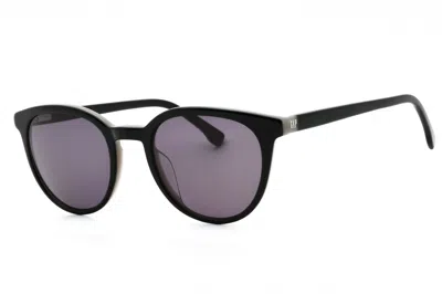 Gap Sgp007 Round Acetate Sunglasses In Black