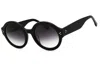 Gap Modern Round Sunglasses For Women In Black