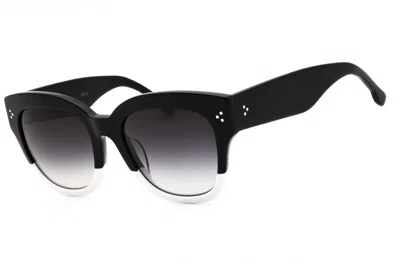 Gap Sgp010 Acetate Rectangle Sunglasses In Black