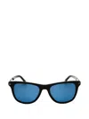 Gap Ladies Black Rectangular Sunglasses Sgp016 In Black