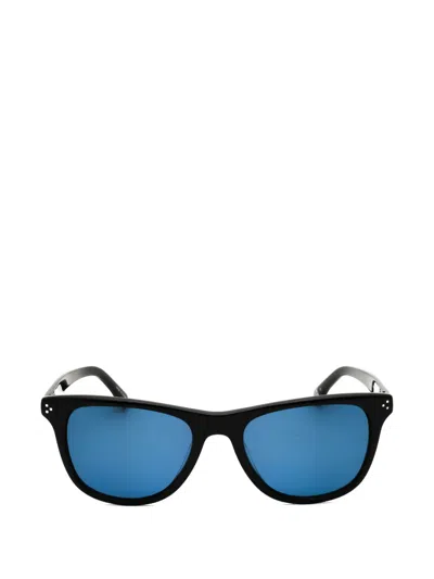 Gap Sgp016 Rectangle-frame Sunglasses In Black
