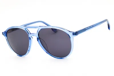 Gap Sgp018 Oval Acetate Sunglasses In Blue