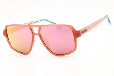 Gap Sgp202 Rectangular Acetate Sunglasses In Coral