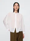 Gap Sheer Button-front Shirt