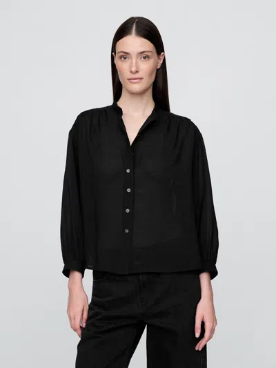 Gap Sheer Button-front Shirt