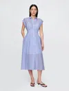Gap Sheer Midi Shirtdress
