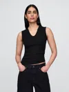 Gap Sheer Modern Rib Tank Top