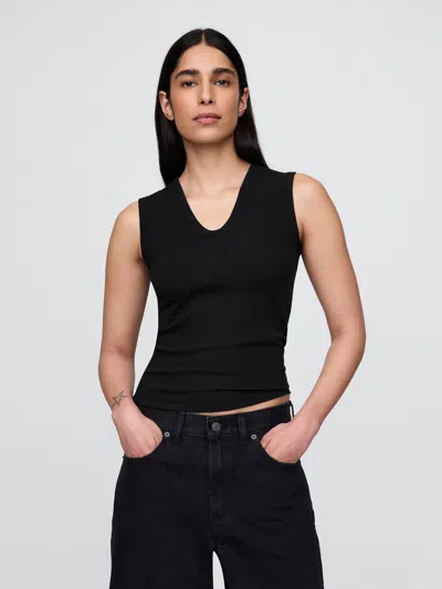 Gap Sheer Modern Rib Tank Top