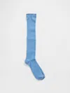 Gap Sheer Rib Knee-high Socks In Blue