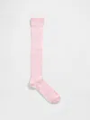 Gap Sheer Rib Knee-high Socks In Pink