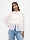Gap Sheer Voile Floral Shirt