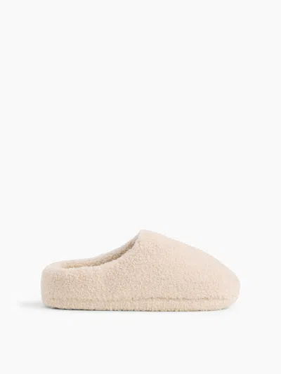Gap Sherpa Slippers In Neutral