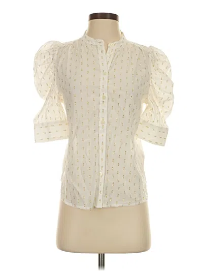 Gap Short Sleeve Blouse In Neutral