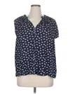 Gap Short Sleeve Blouse In Multi
