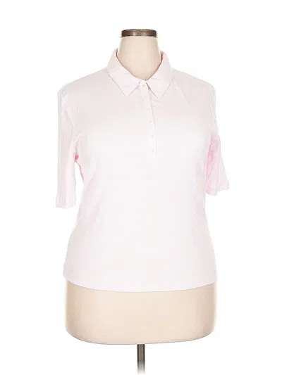 Pre-owned Gap Short Sleeve Blouse In Pink