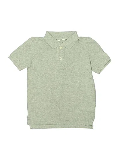 Pre-owned Gap Kids' Short Sleeve Button Down Shirt In Green