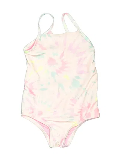 Pre-owned Gap Kids' Short Sleeve Onesie In Pink